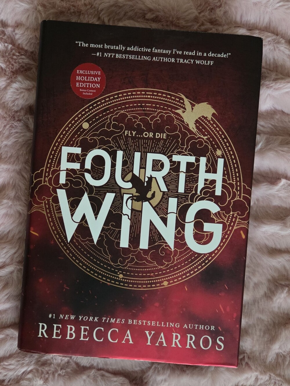 Fourth Wing Special Holiday Edition Rebecca Yarros Plus Free Copy Of Iron Flame